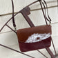 AE575 Ingrid hide leather crossbody Brown