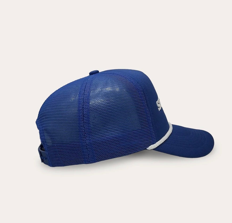 YSCAP20 STETSON TRUCKER CAP BLUE