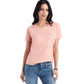 10042717 Ariat Wms Cross Stitch ss Tee Sunset