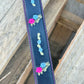 N4434401-28 Blazin Roxx Girl's Black & Floral Belt