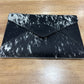 DE345 Cow Hide Envelope Clutch