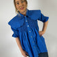 LJC5360 LJC Flinders Cotton Blouse - Royal Blue