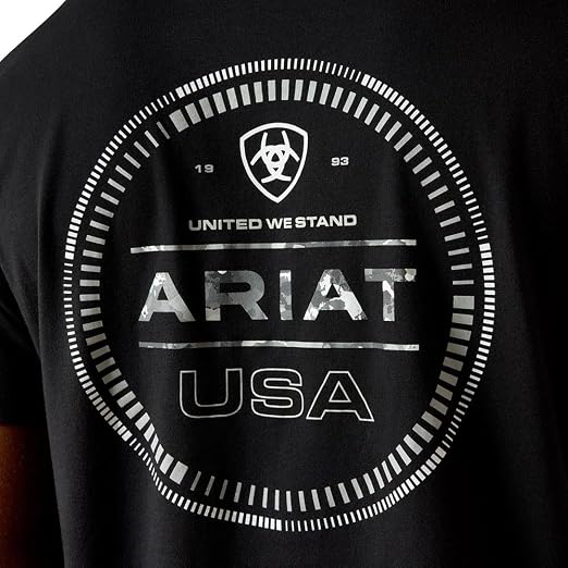 10060919 Ariat Men's Multichronos SS Tee Black