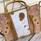 AW2246 Carved leather Sunflower Tote