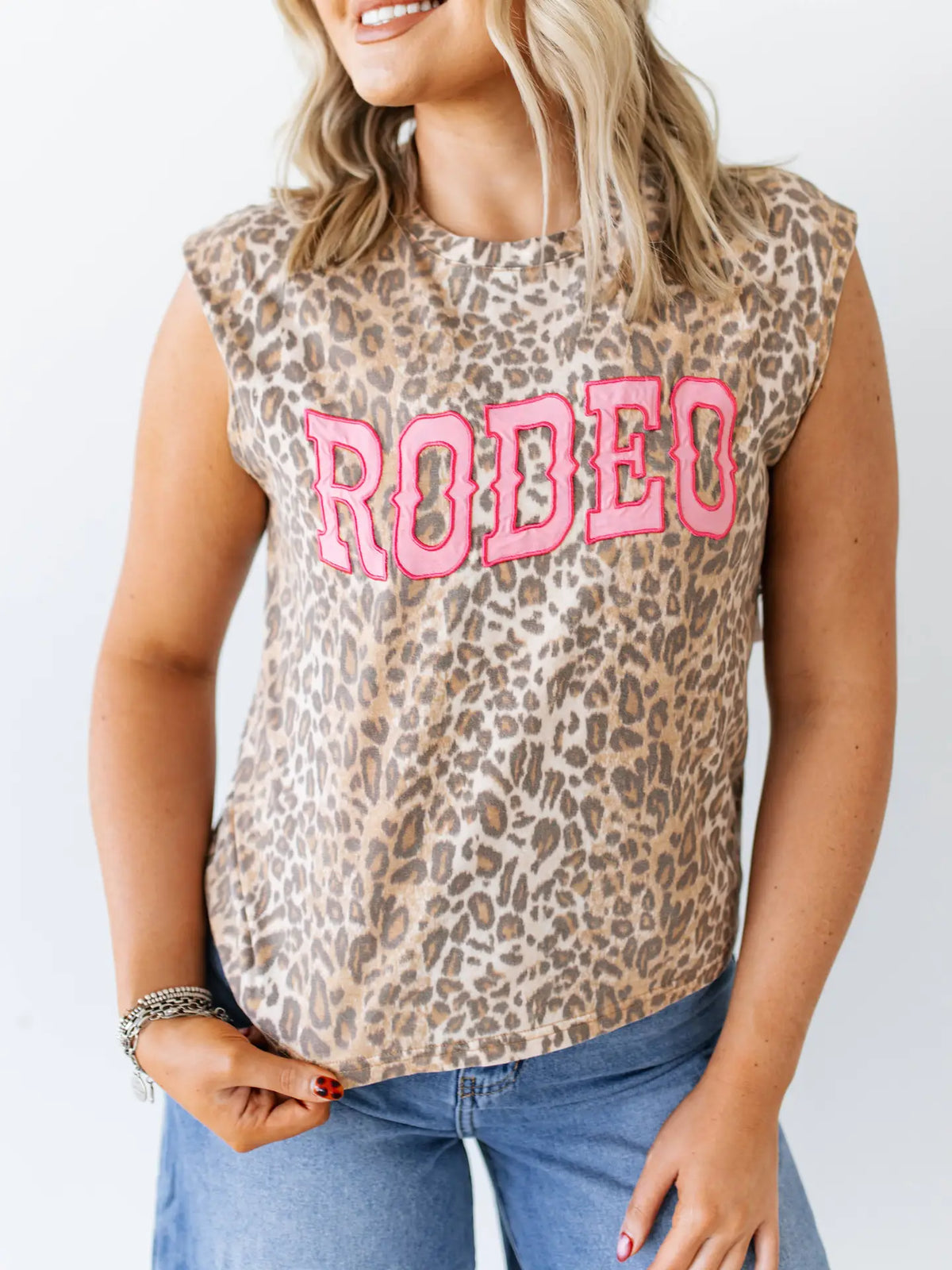 VR3HOWDY Rodeo Vintage tee Leopard