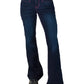 C01-JPNKBT-DWH  Cowgirl Tuff Pink Boot stitch Short Leg