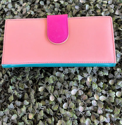 AE4113 Colour Drop Leather Purse