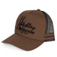 H2234 Hitchley & Harrow Trucker Cap Khaki and Black