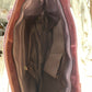 AE2544 Indiana hide leather handbag Brown