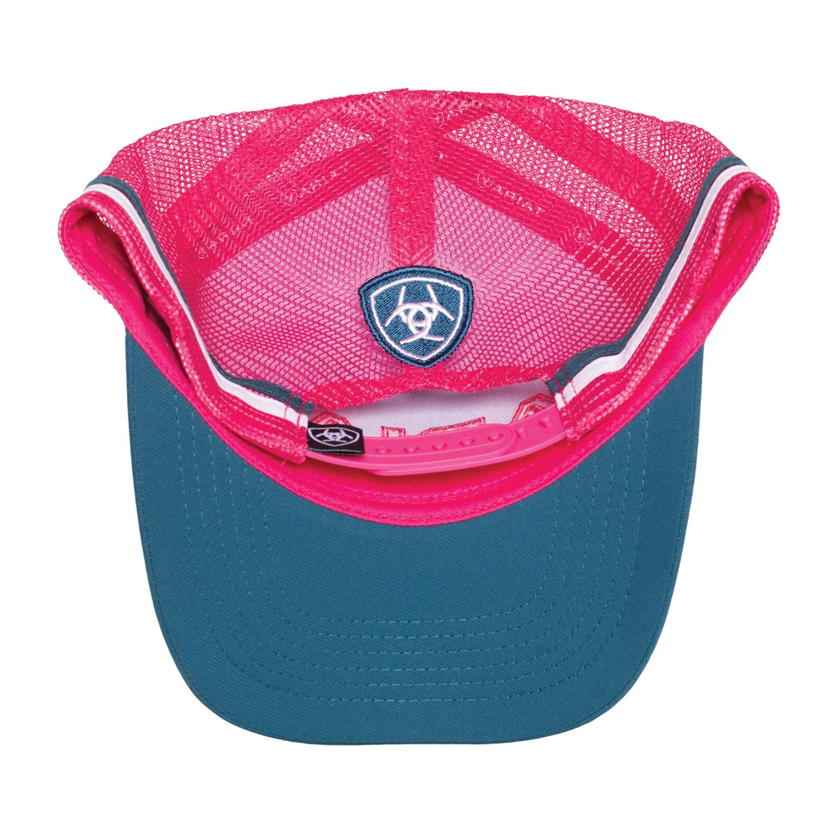 AC2222 Ariat Arrow Trucker Cap Navy/ Pink