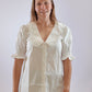 LJC429  LJC Rosie Cotton Shirt - White poplin