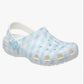 211006-16S CROCS Classic Gingham Clog White & Blue