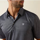 10071494 Ariat Men’s all over print polo Sky Rocket Pineheel Geo print