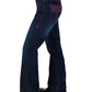 C01-JPNKBT-DWH  Cowgirl Tuff Pink Boot stitch Short Leg