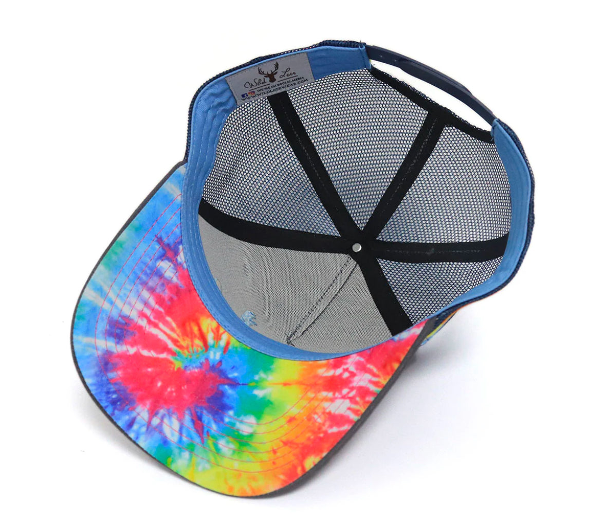 33441 Wild Lace Tie Dye Trucker Cap