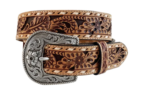 8851790 Roper Women's Floral Tooled Belt