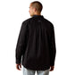 10071685 Ariat Men’s team logo lightweight twill Classic Fit LS shirt Black/ Grey