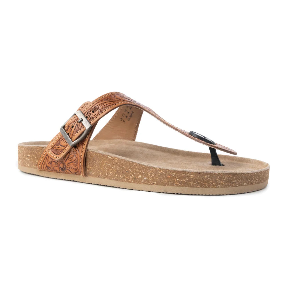 S-9667 Rosie Trail Hand-Tooled Sandal