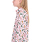 H6W7101170  Hard Slog Girl's Cleo 1/2 PLKT LS Shirt Pink