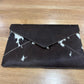 DE345 Cow Hide Envelope Clutch