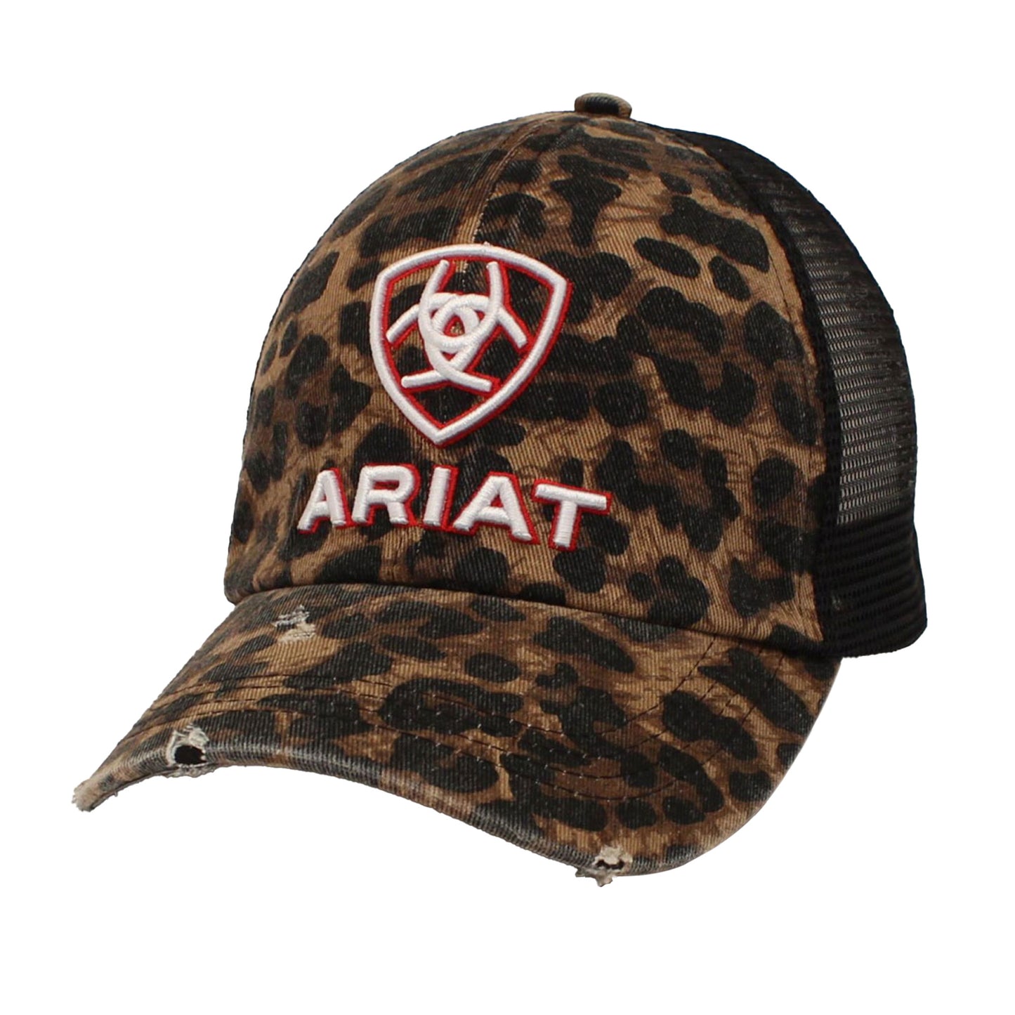 A300031001 Ariat Wms PonyFlo Cap Leopard Print