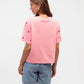 LOL70939  Heart embroidered tee