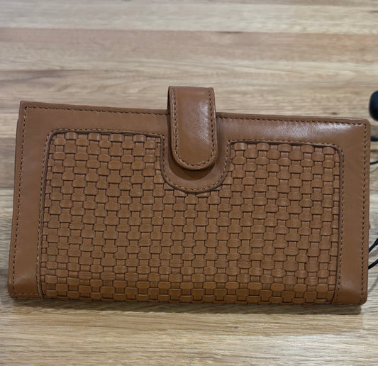 L70014W Los Angeles Leather Purse Tan