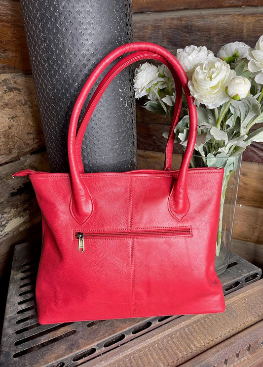 B71050RED England handbag red