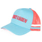 H2232 Hitchley & Harrow Trucker Cap Aqua and Watermelon