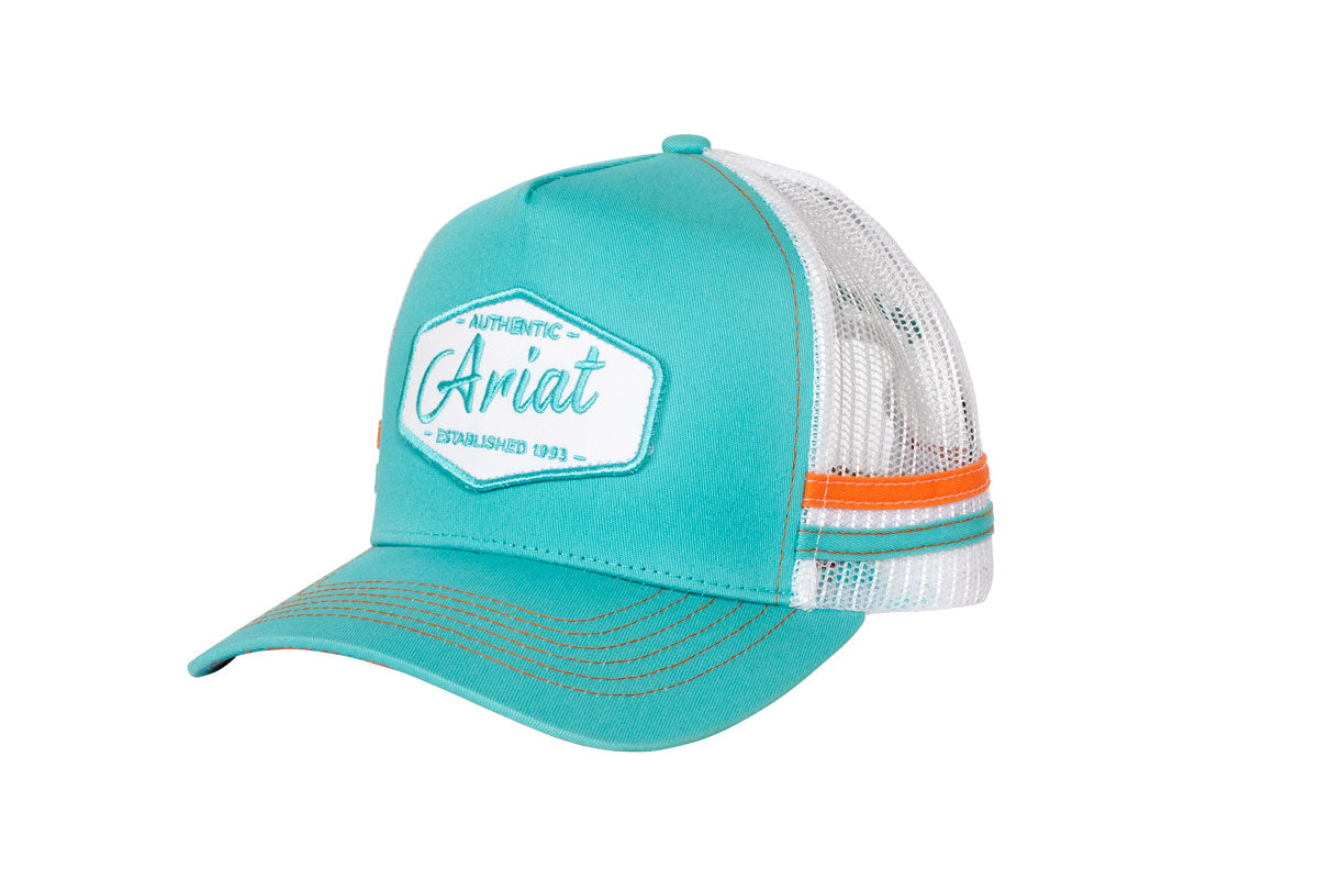 AC2208 Ariat Est Patch Trucker Pool Green