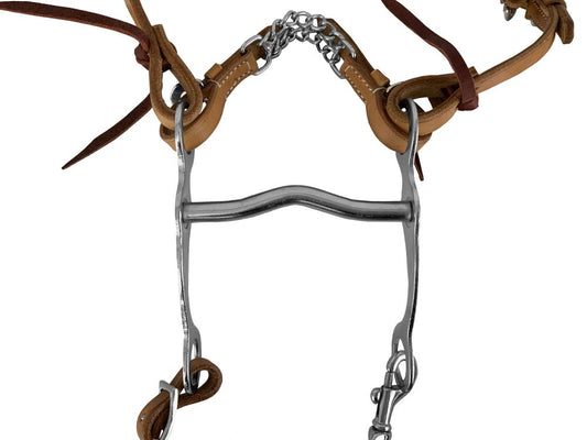 AK-421 Showman Argentina Cow Leather Bridle