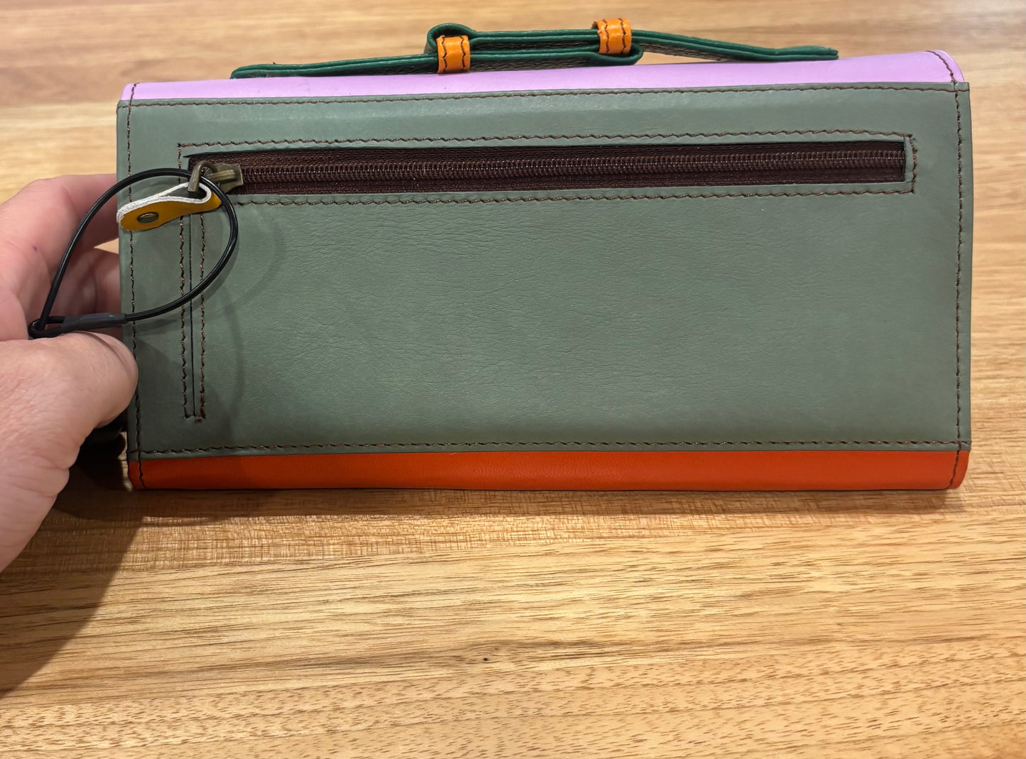 AE4110 Vivi Colour Drop Leather Purse