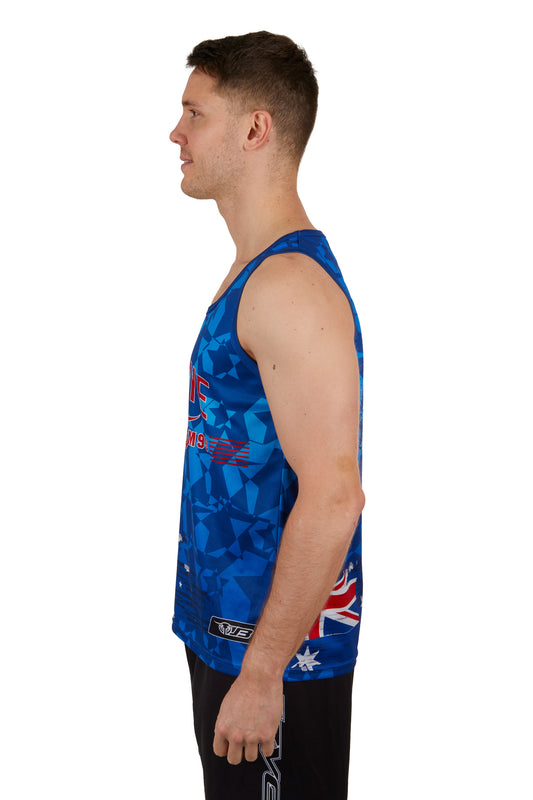 B3S1501307 Bullzye Men's Daz Singlet