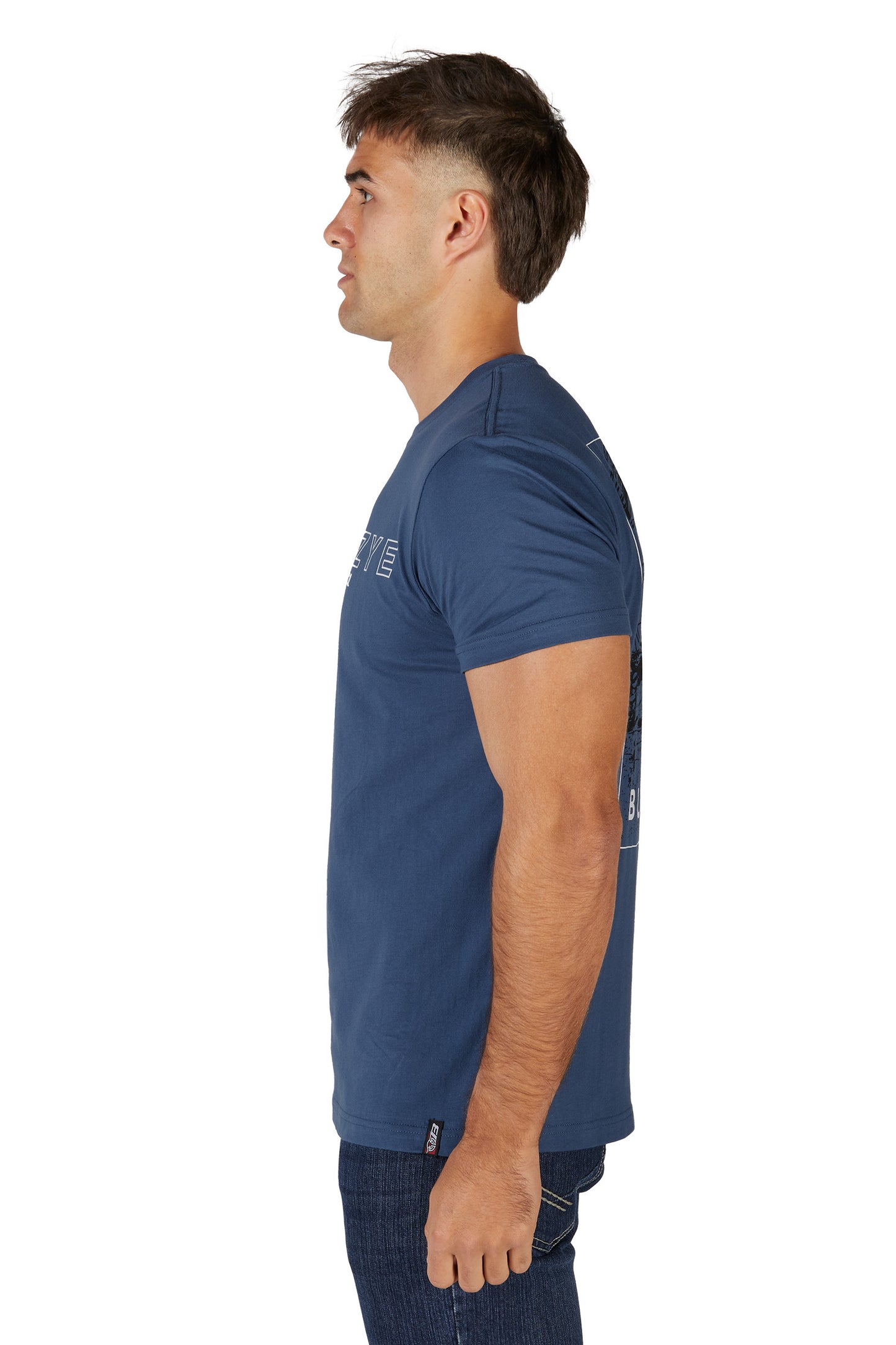 B4S1503380 Bullzye Men's Ryan SS Tee Blue