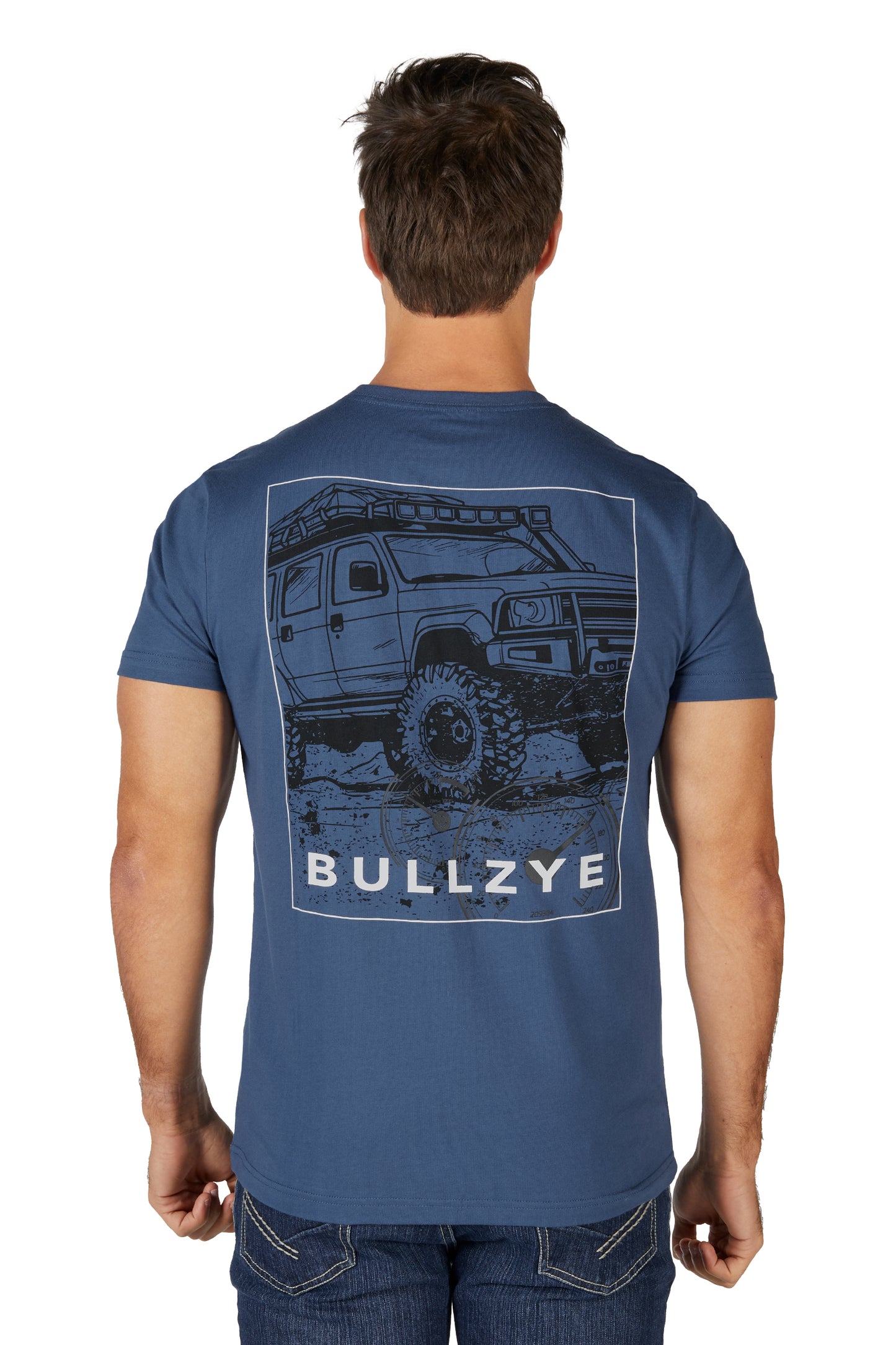 B4S1503380 Bullzye Men's Ryan SS Tee Blue