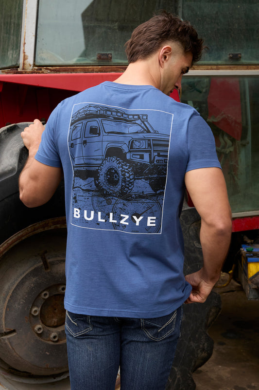 B4S1503380 Bullzye Men's Ryan SS Tee Blue