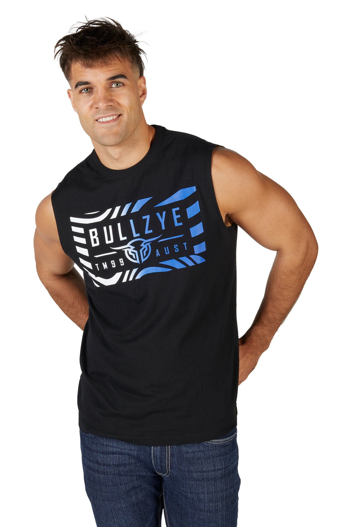 B4S1510387 Bullzye Men's Beau Muscle Tank