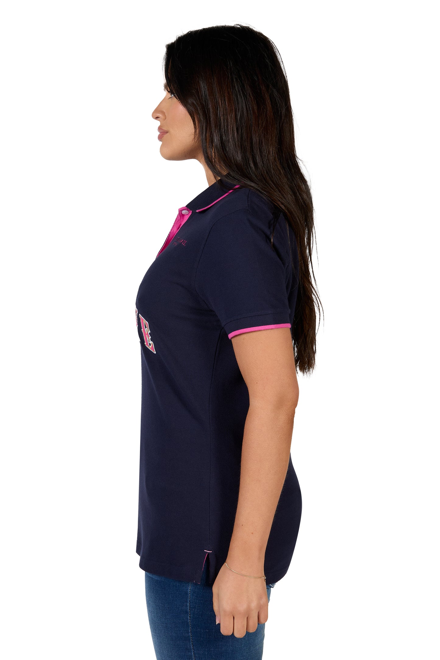 B4S2507409 Bullzye Women's Logan SS Polo