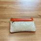 B70000ORANGE Germany Orange Hide Leather Purse