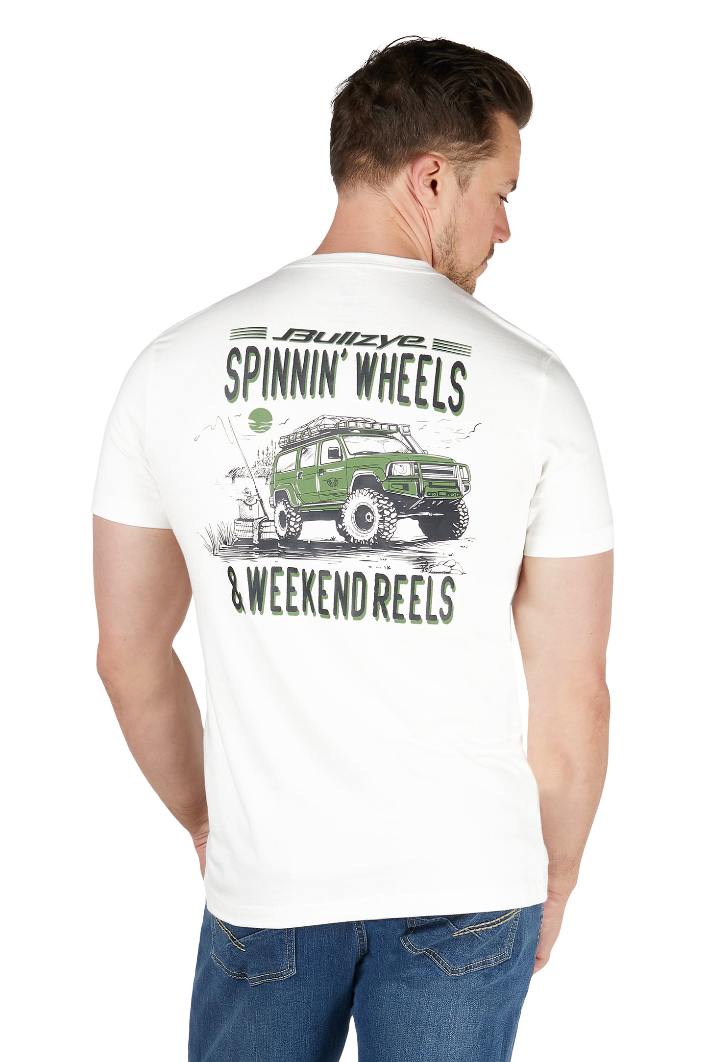 B5S1503485 Bullzye Men's Reels SS Tee