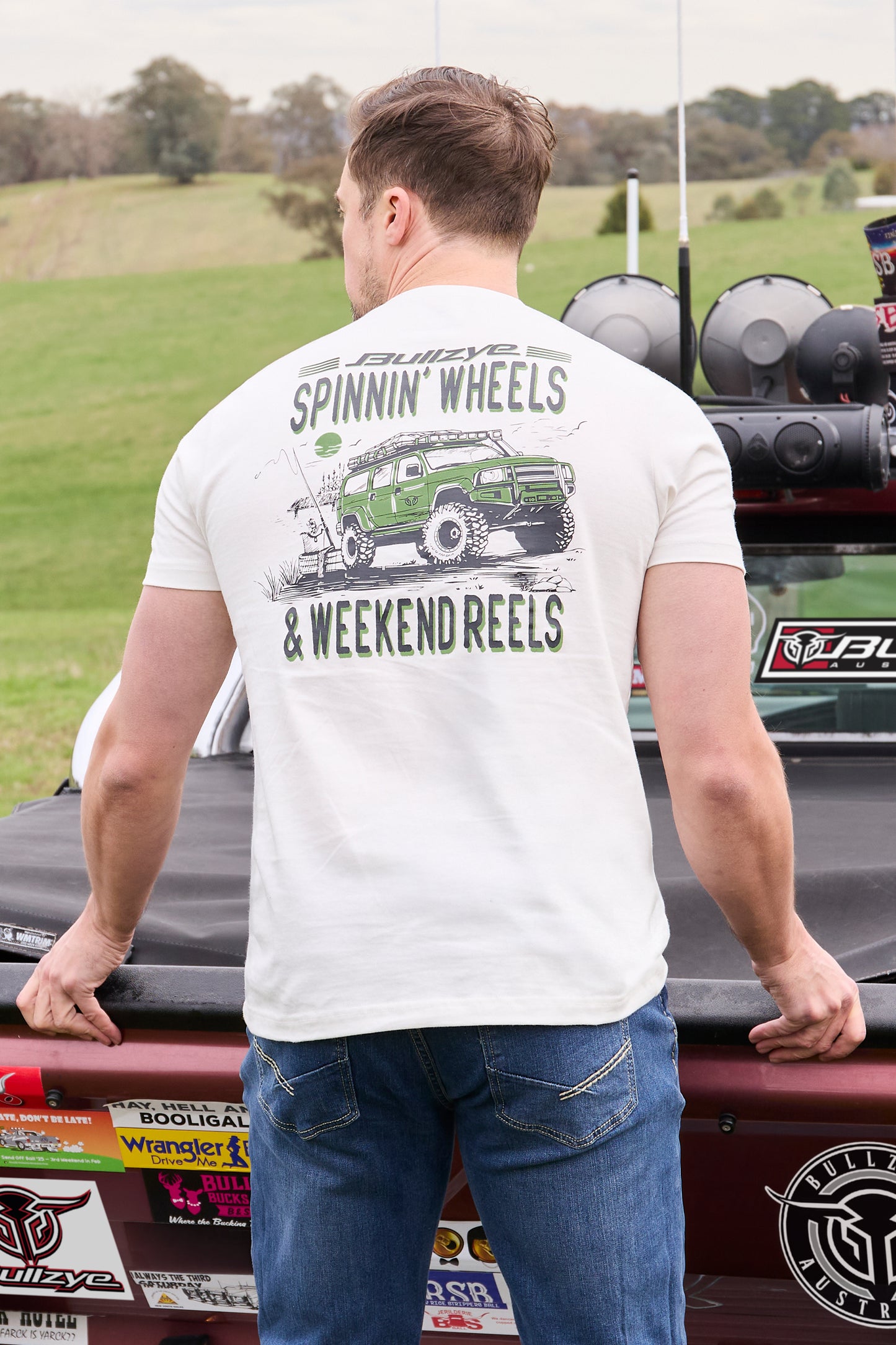 B5S1503485 Bullzye Men's Reels SS Tee