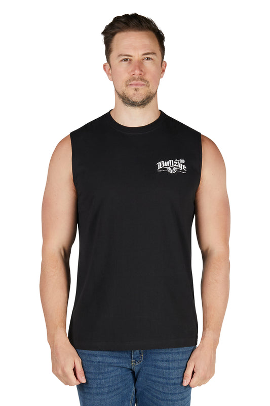B5S1510486 Bullzye Men's Brewin Dust Muscle Tank