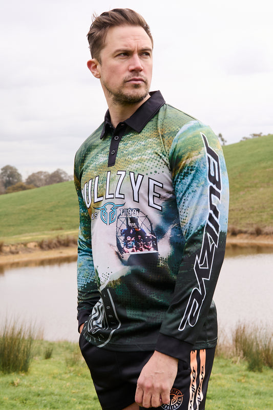 B5S1568494 Bullzye Men's Rowdy LS Tee