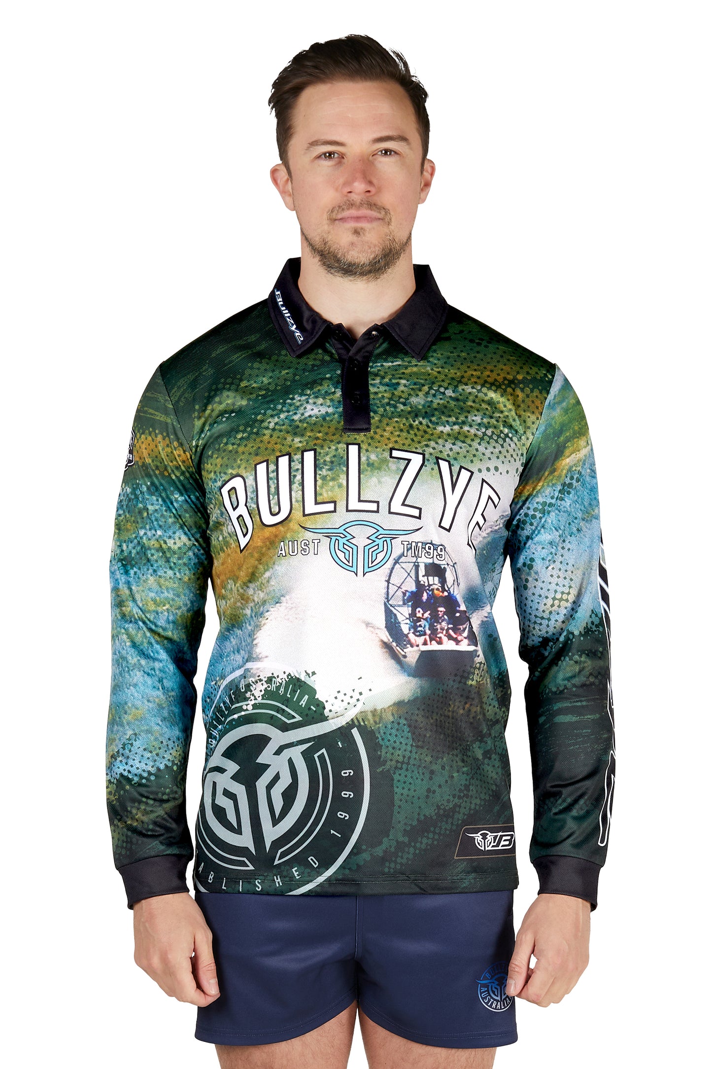 B5S1568494 Bullzye Men's Rowdy LS Tee