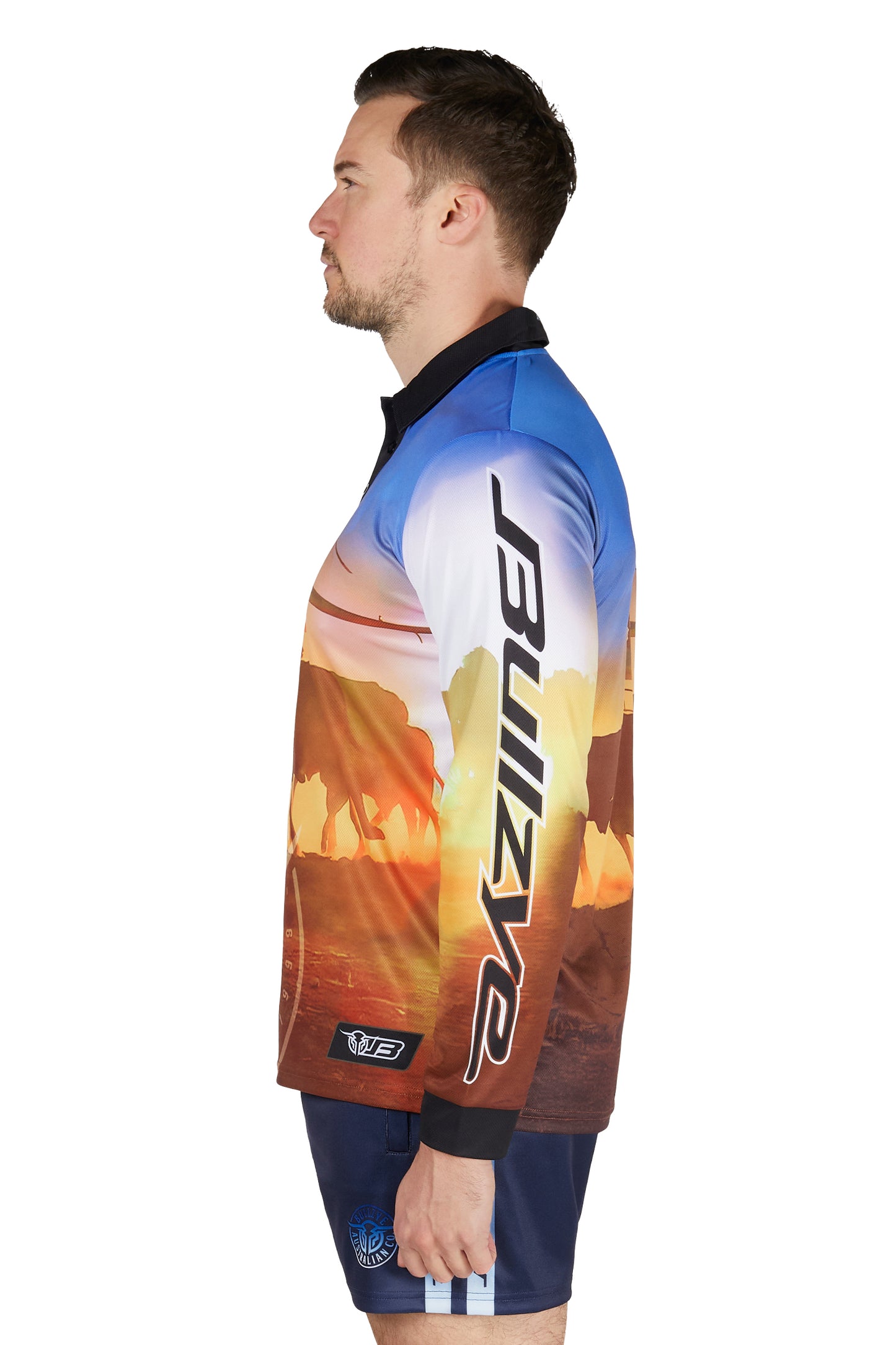 B5S1569492 Bullzye Men's Outback LS Tee