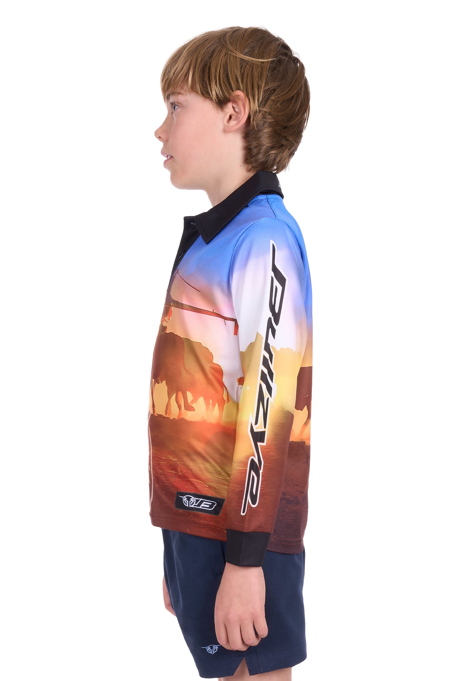 B5S3569492 Bullzye Boy's Outback LS Tee