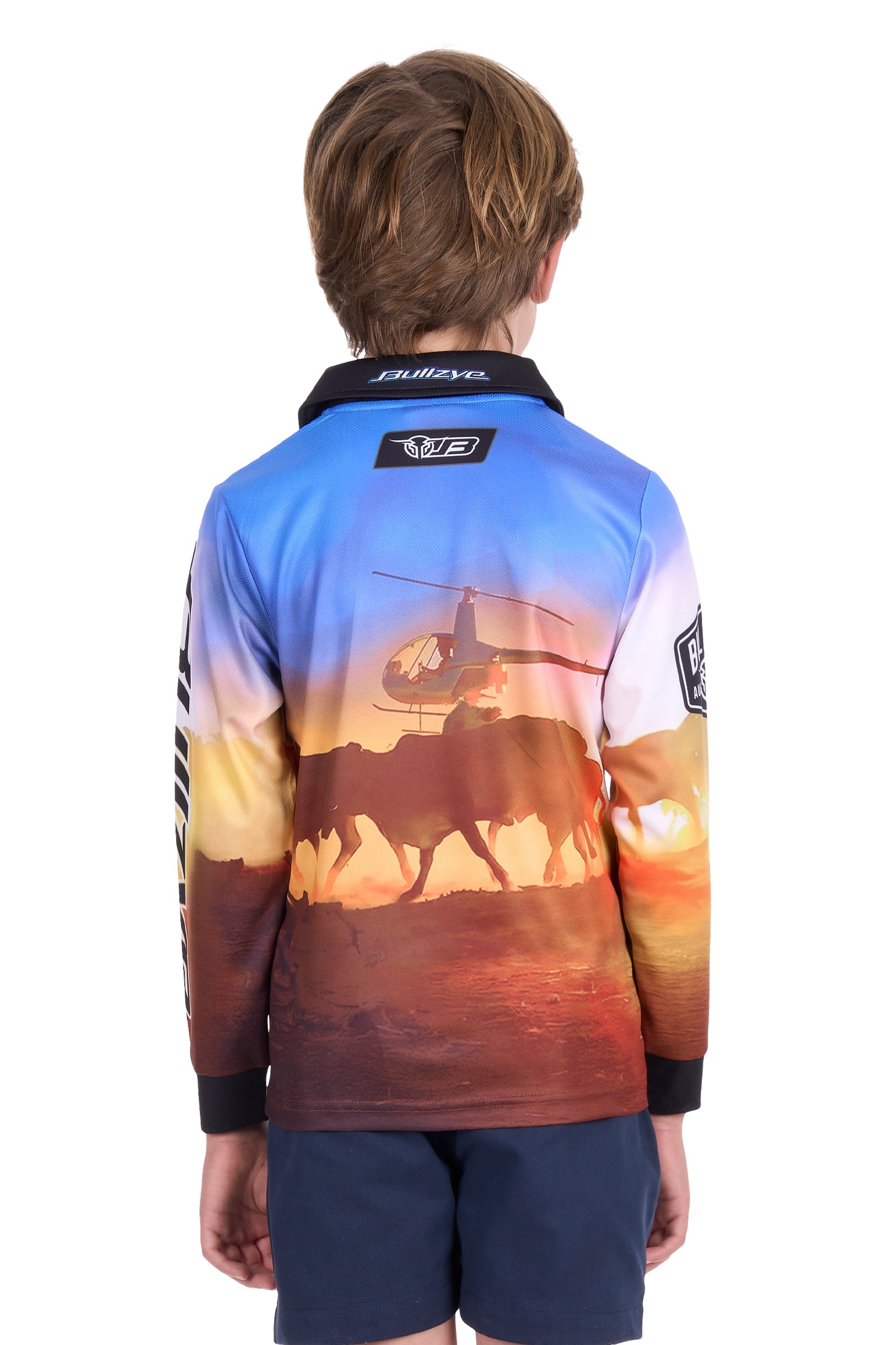 B5S3569492 Bullzye Boy's Outback LS Tee