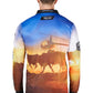 B5S1569492 Bullzye Men's Outback LS Tee
