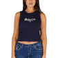 B5S2513465 Bullzye Women's Anita Crop Rib Tank
