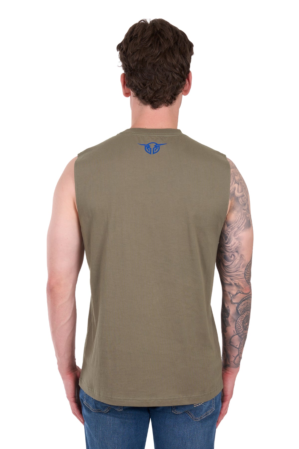B6S1510656 Bullzye Men’s Seth Muscle Tank Military